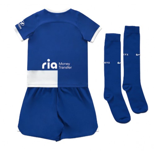 Maillot de foot Atletico Madrid Extérieur enfant 2023-24 Manches Courte (+ pantalon court)